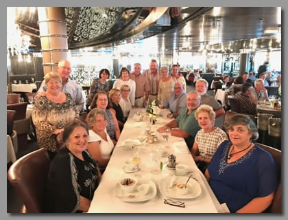 2017 Alaska Group Tour - Dinner on the Ship